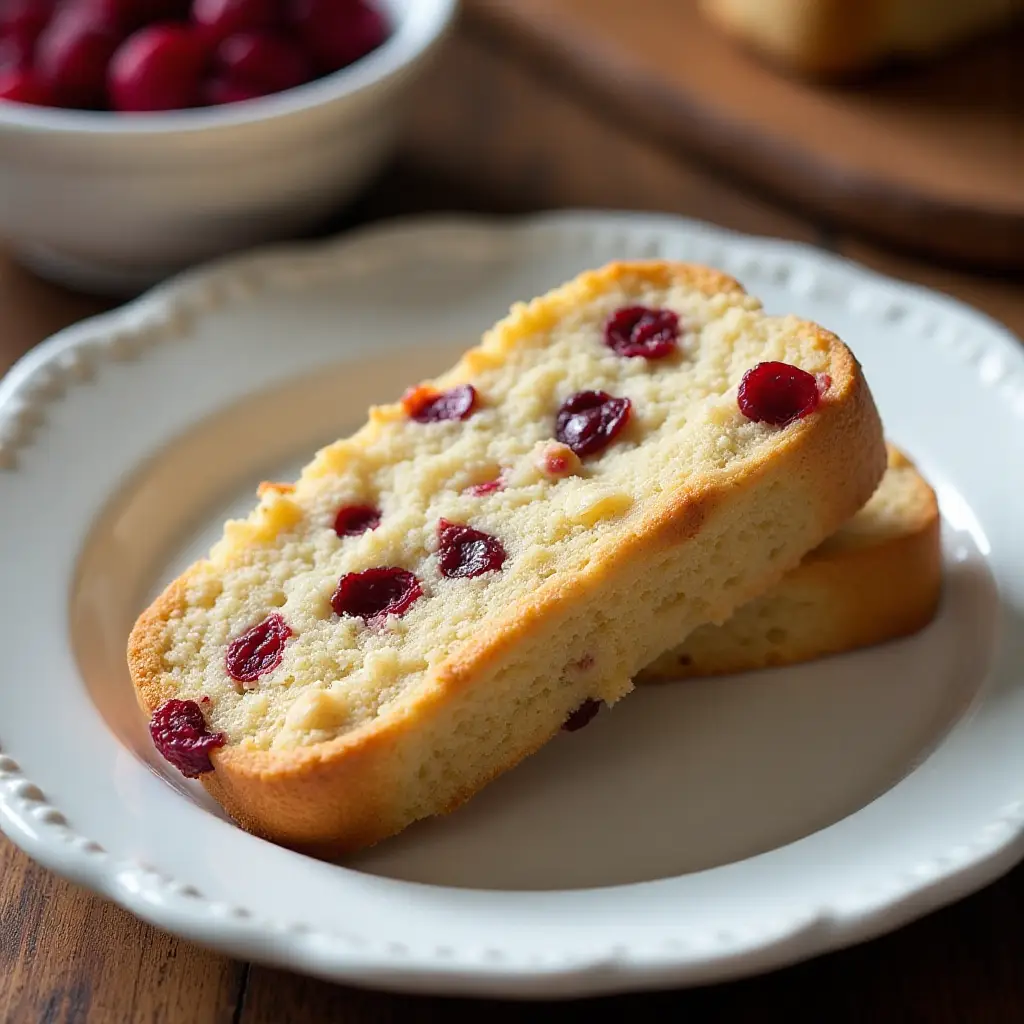 Cranberry Almond Biscotti