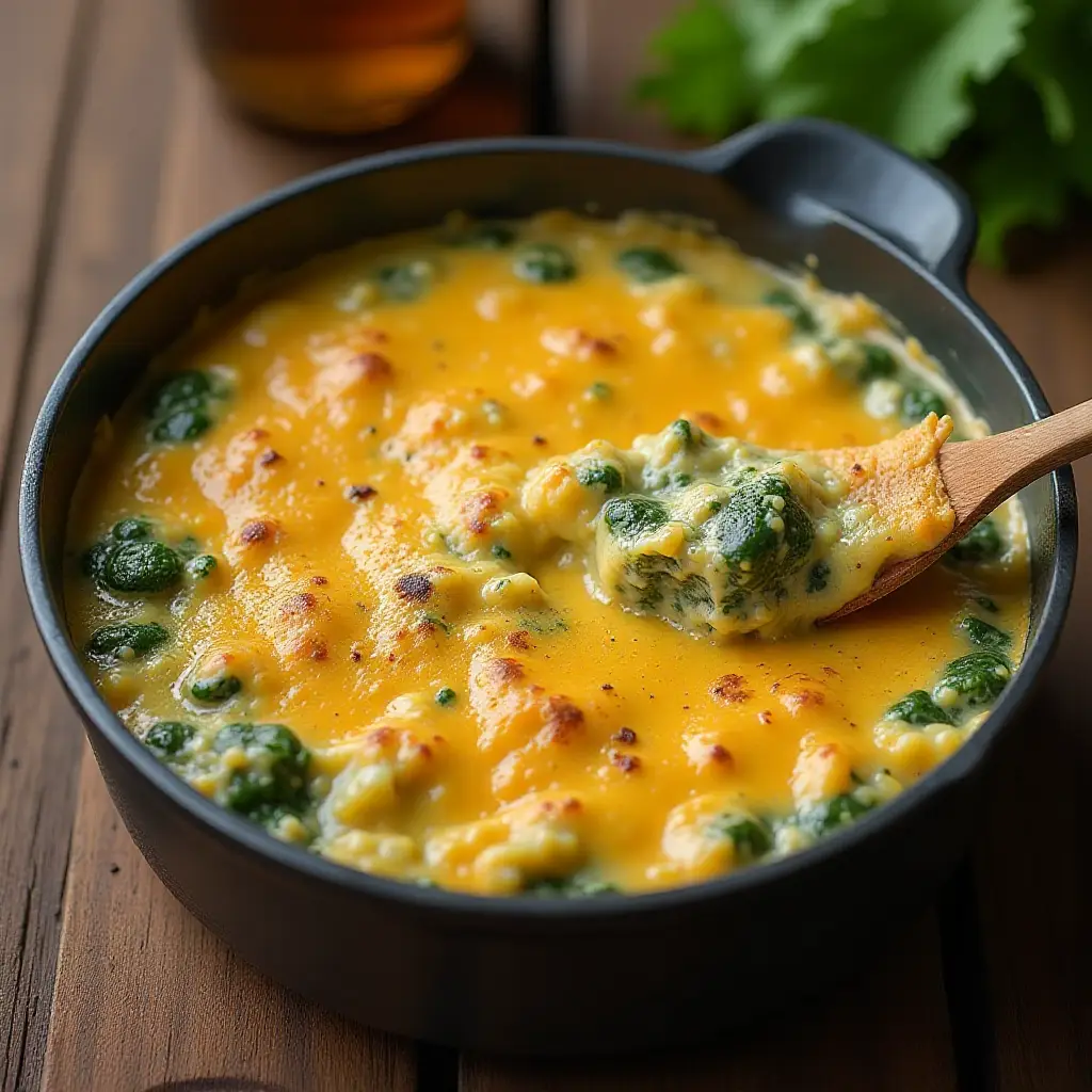 4-Cheese Spinach-Artichoke Dip