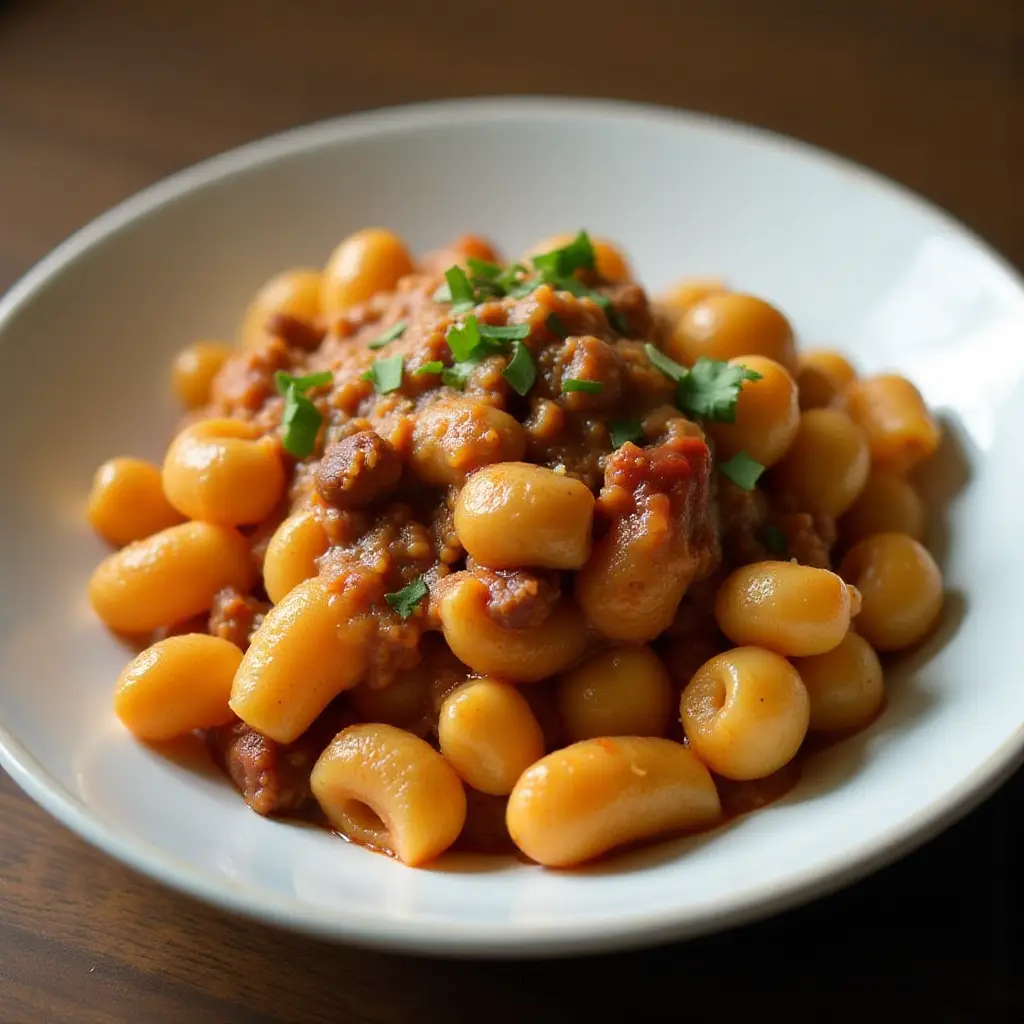 Easy Chili Cavatappi