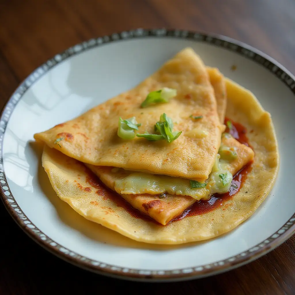 Jian Bing (Chinese Crêpes)