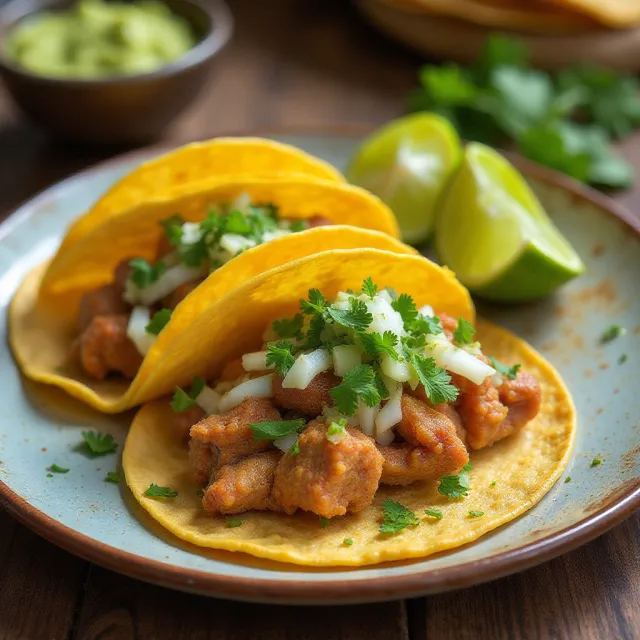 Traditional Mexican Street Tacos