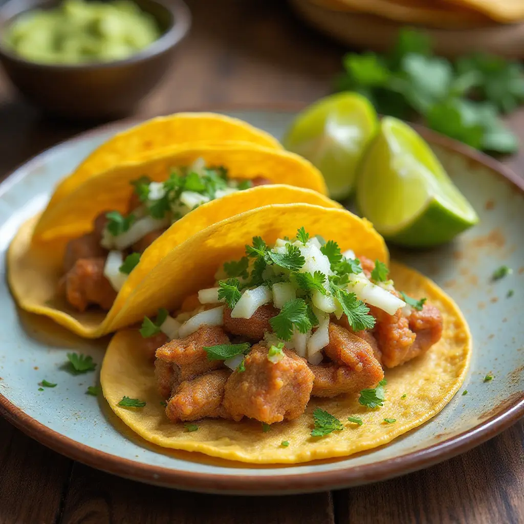 Traditional Mexican Street Tacos