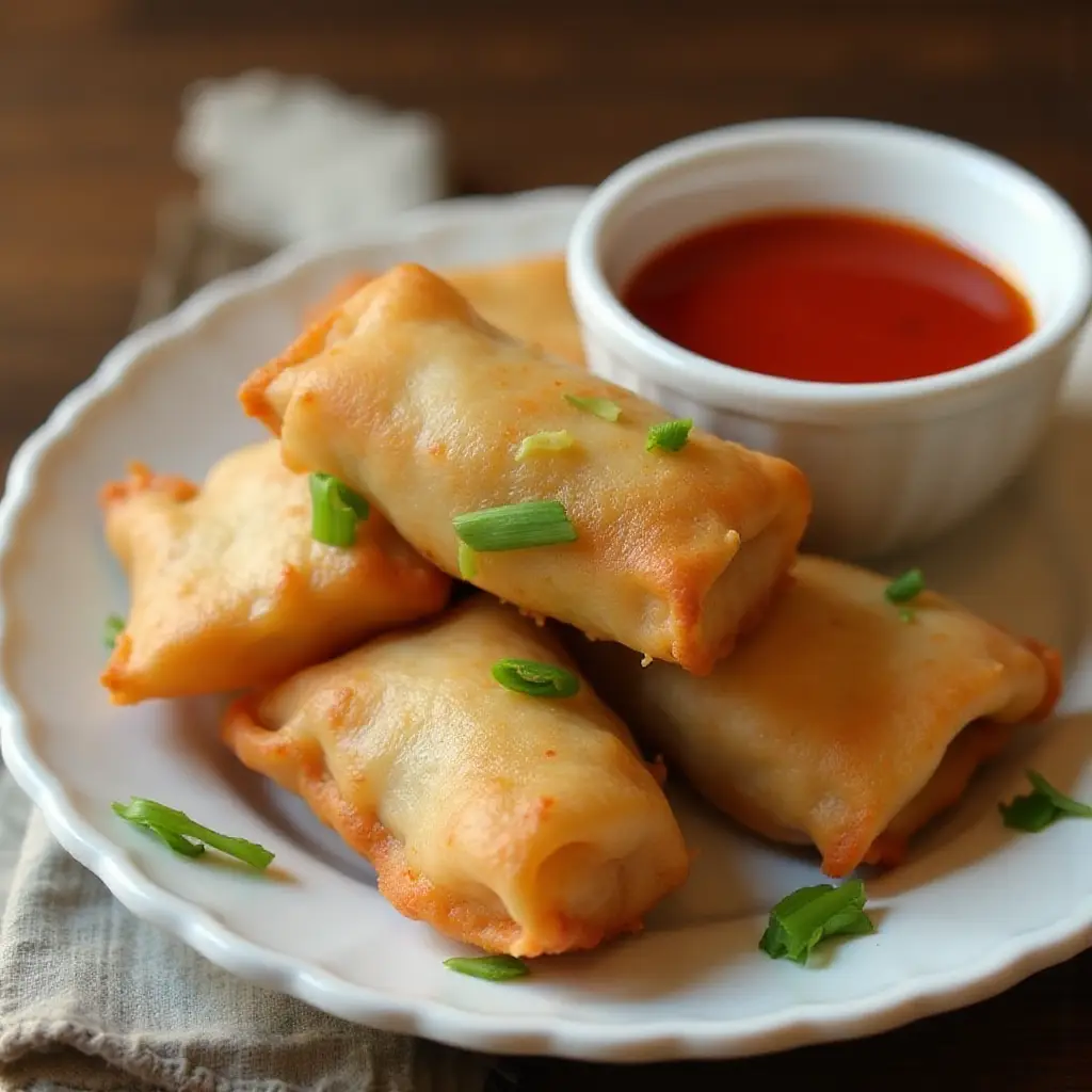 Beef and Sausage Fried Wontons