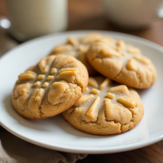 Light and Soft Peanut Butter Cookies