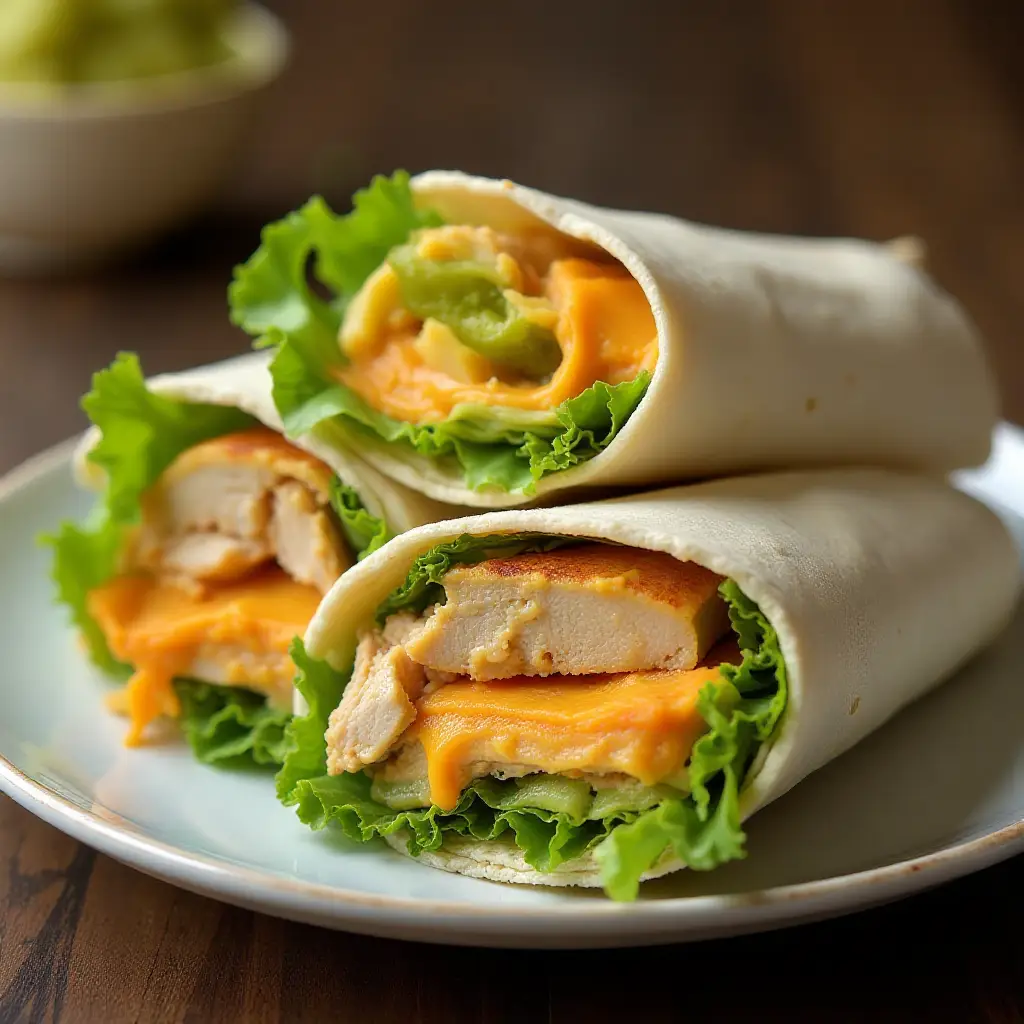 Dill Ranch Chicken Wraps