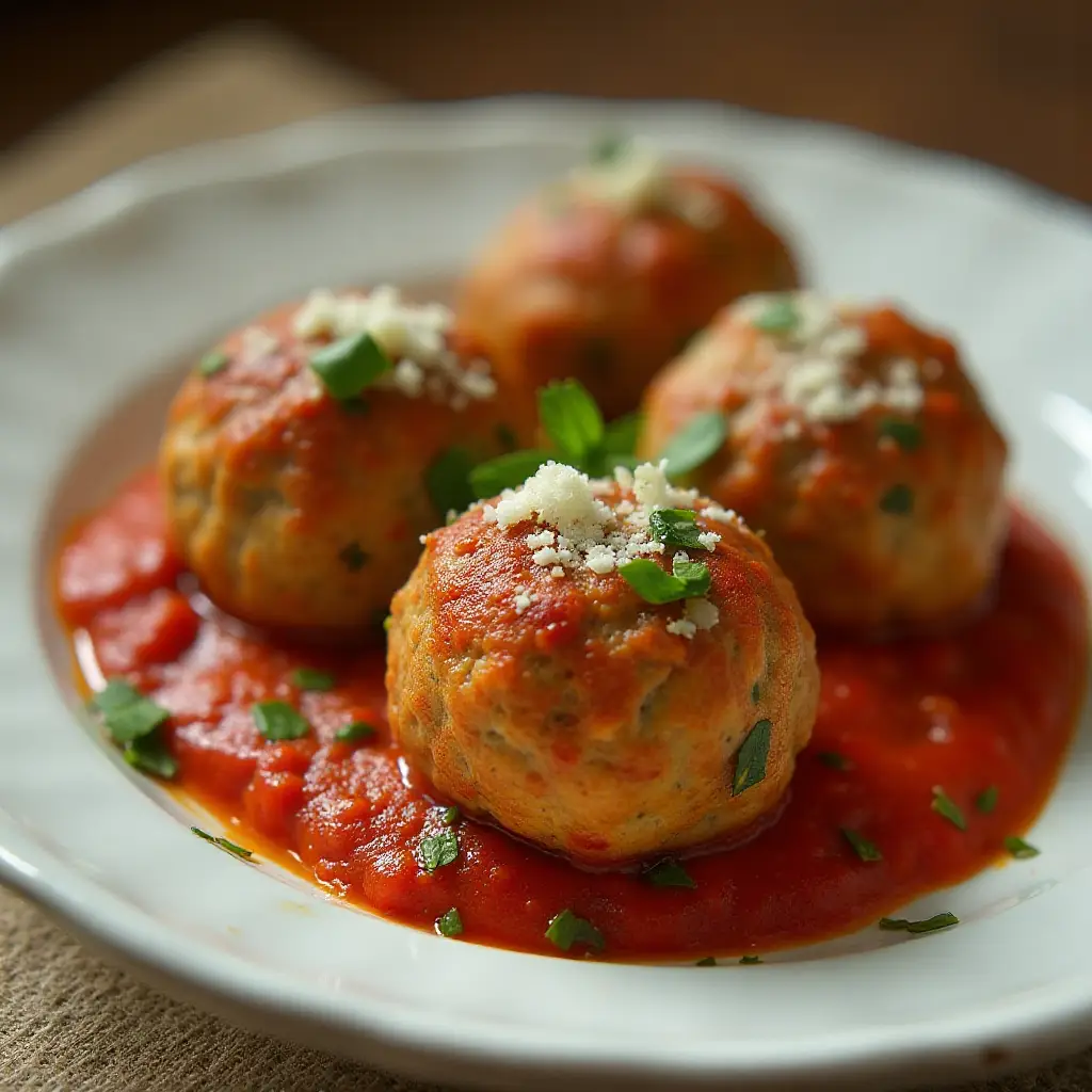 Spicy Chicken Zucchini Meatballs