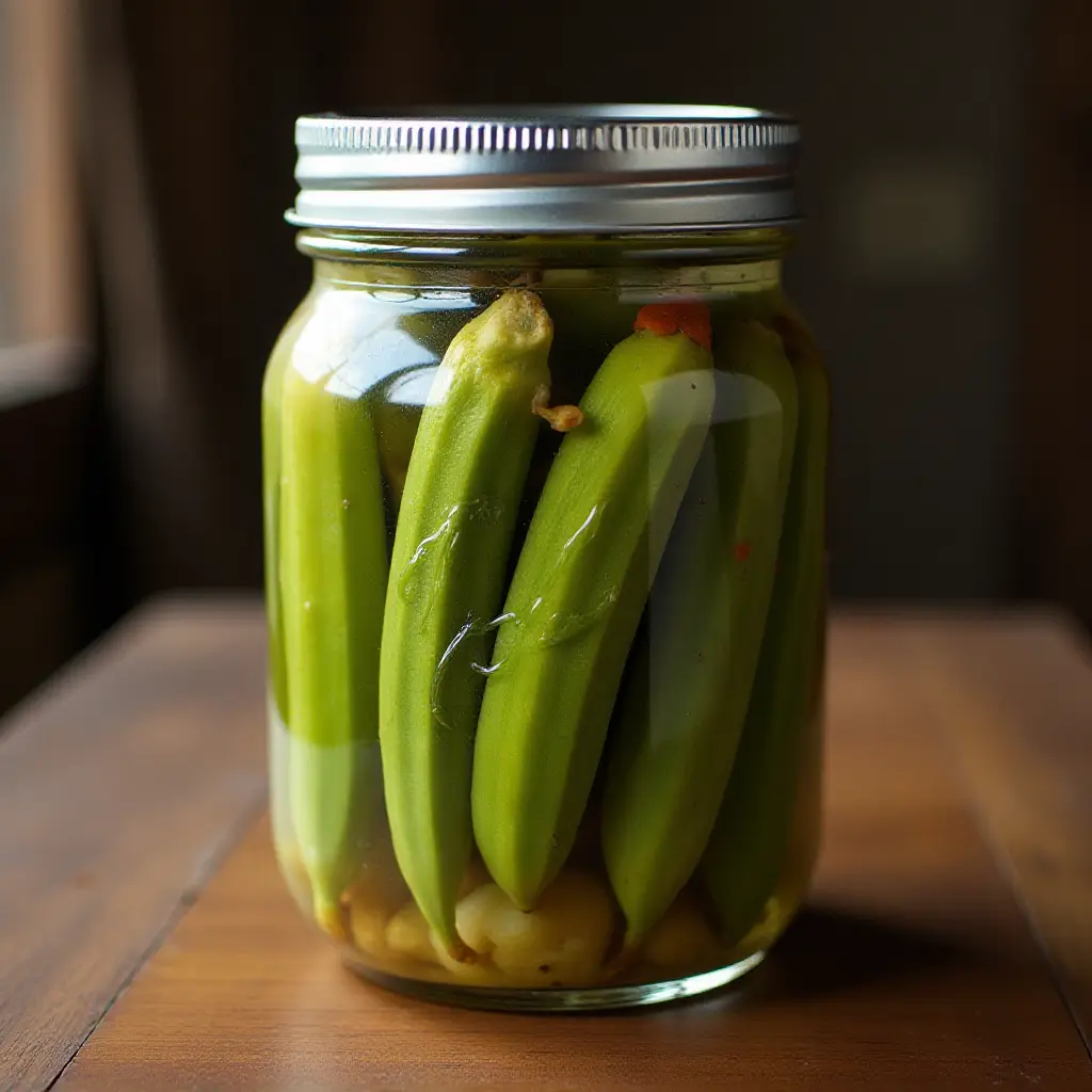 Grandma Oma's Pickled Okra