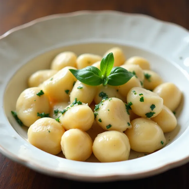 Gnocchi in Fontina Sauce