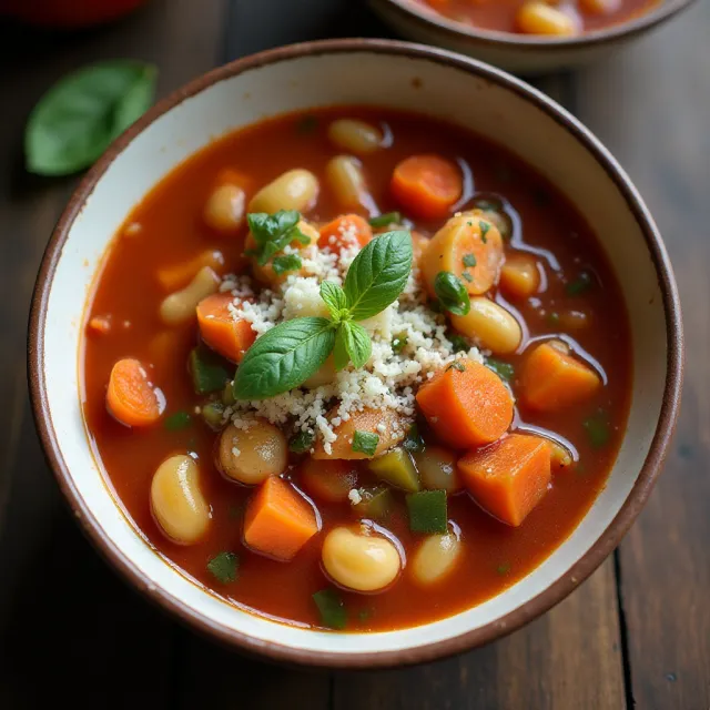 Hearty Vegetarian Minestrone
