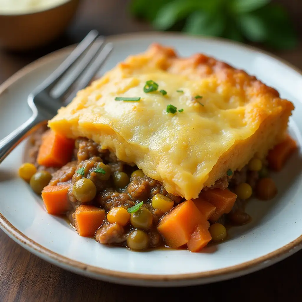 Sweet Potato-Cauliflower Shepherd's Pie