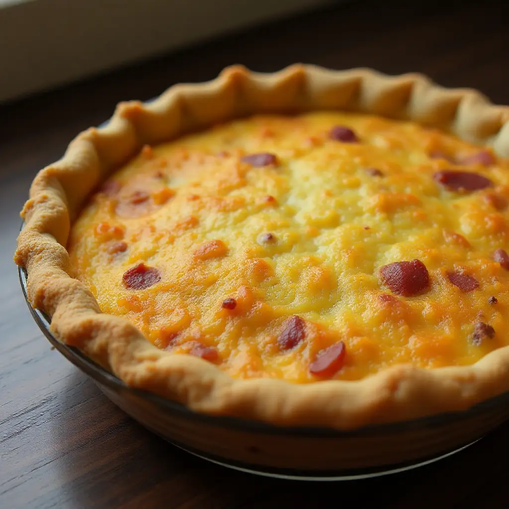 Shredded Potato Quiche