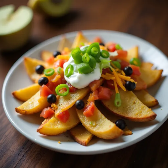 Quick Potato Nachos