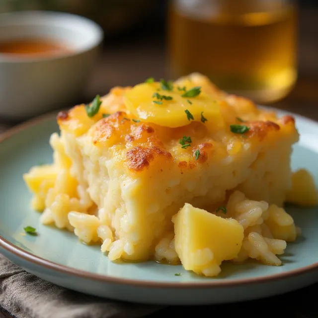 Pineapple Rice Bake