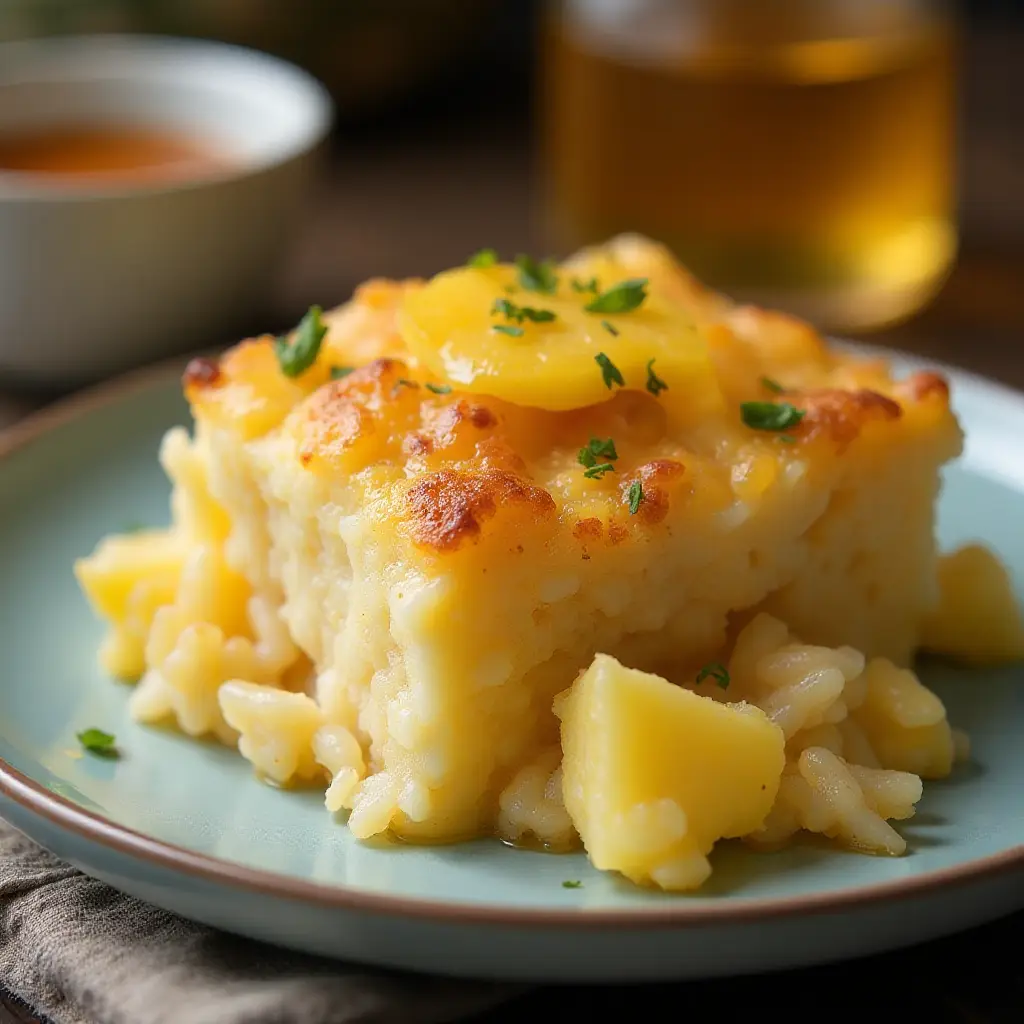 Pineapple Rice Bake