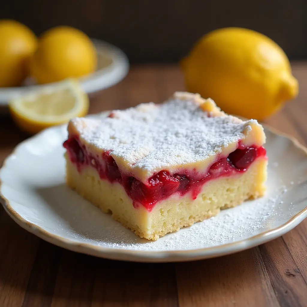 Cranberry Lemon Bars