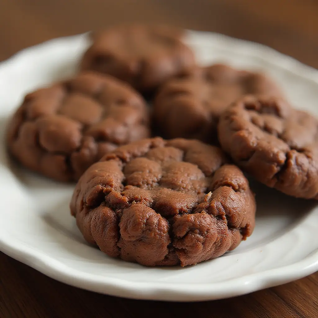 No Bake Chocolate Peanut Butter Cookies
