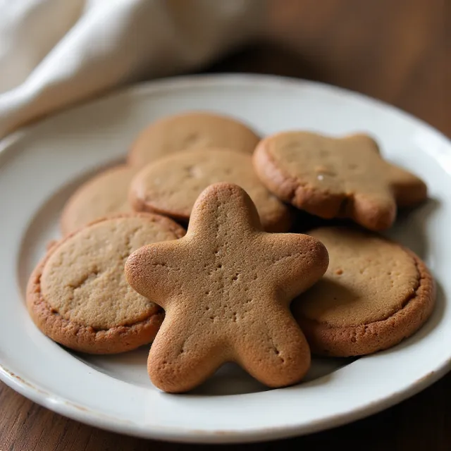 Grandpa's Easy Vegan Gingerbread Cookies