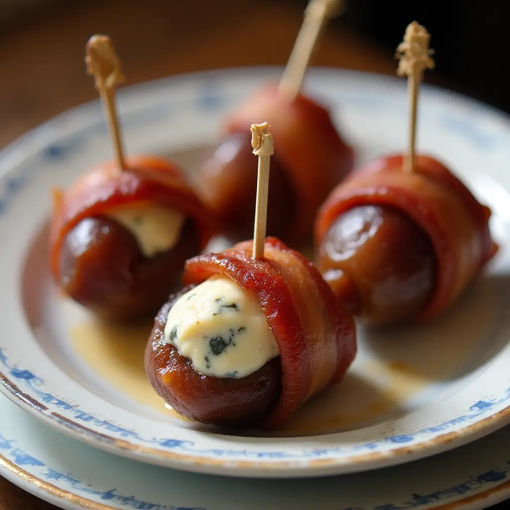 Bacon-Wrapped Dates