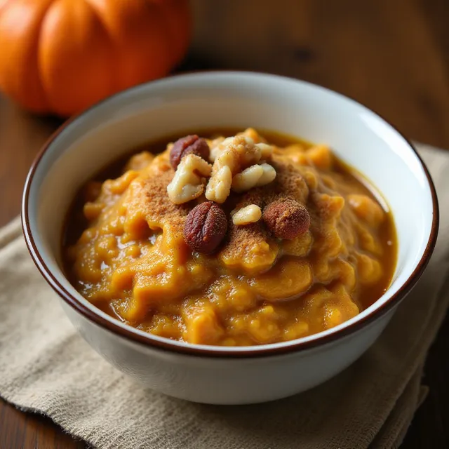 Slow Cooker Pumpkin Oatmeal