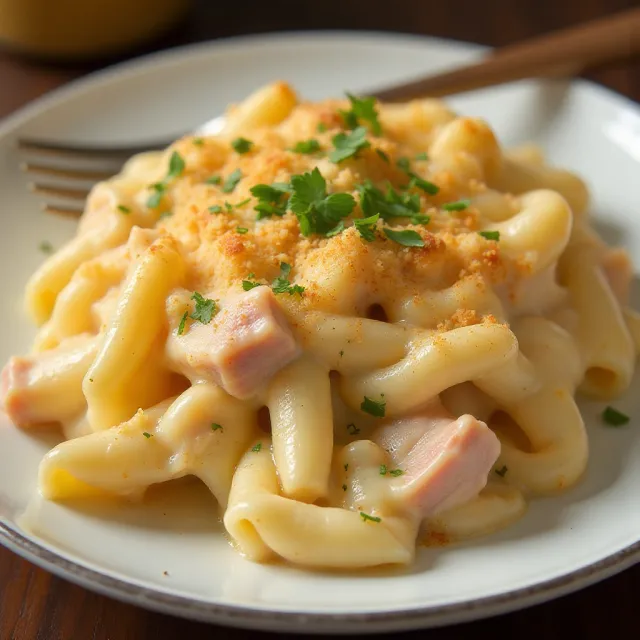 Creamy Chicken Cordon Bleu Casserole