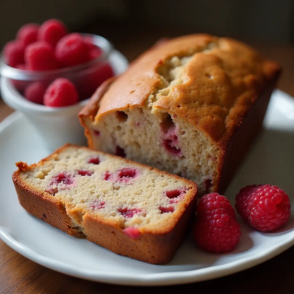 Raspberry Banana Bread