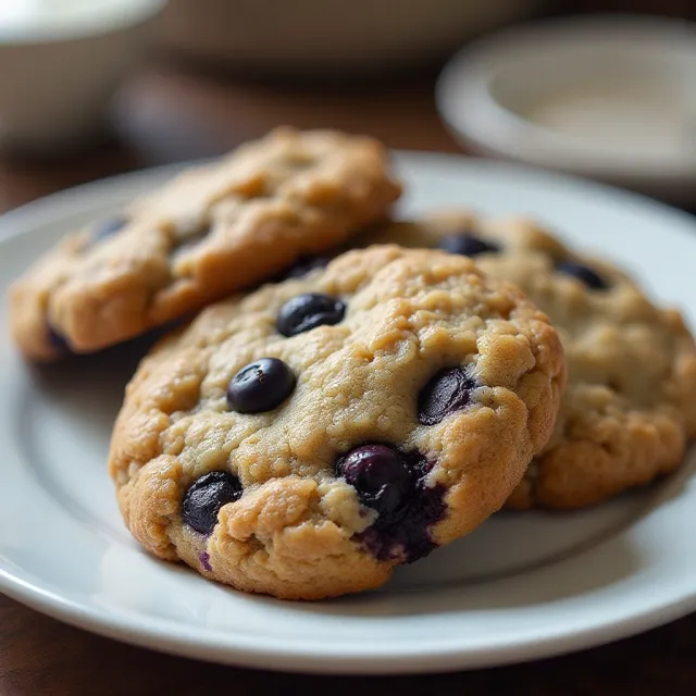 Blueberry Oatmeal Cookies