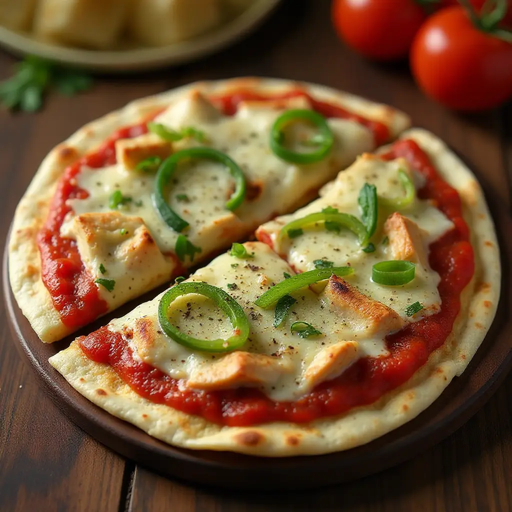 Easy Tortilla Pizza