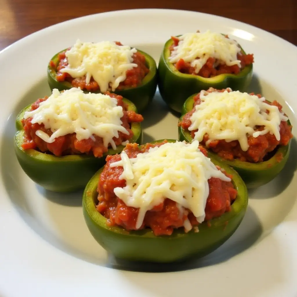 Kelsey's Favorite Stuffed Green Peppers