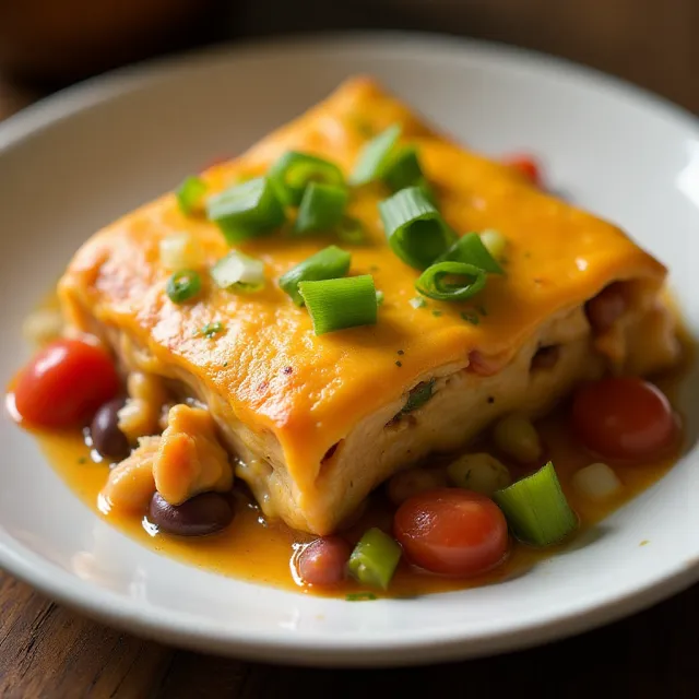 Chicken Fajita Bake