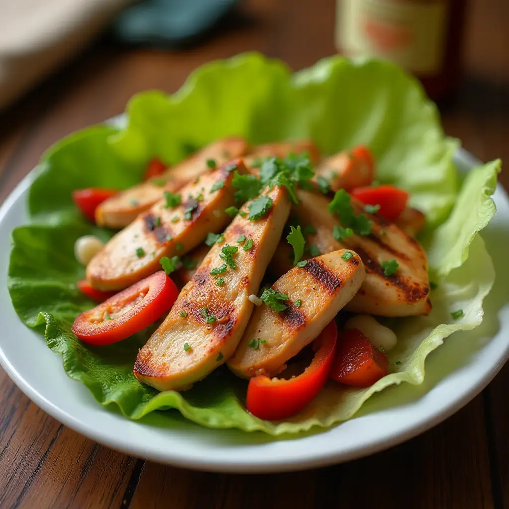Grilled Chicken Fajita Salad