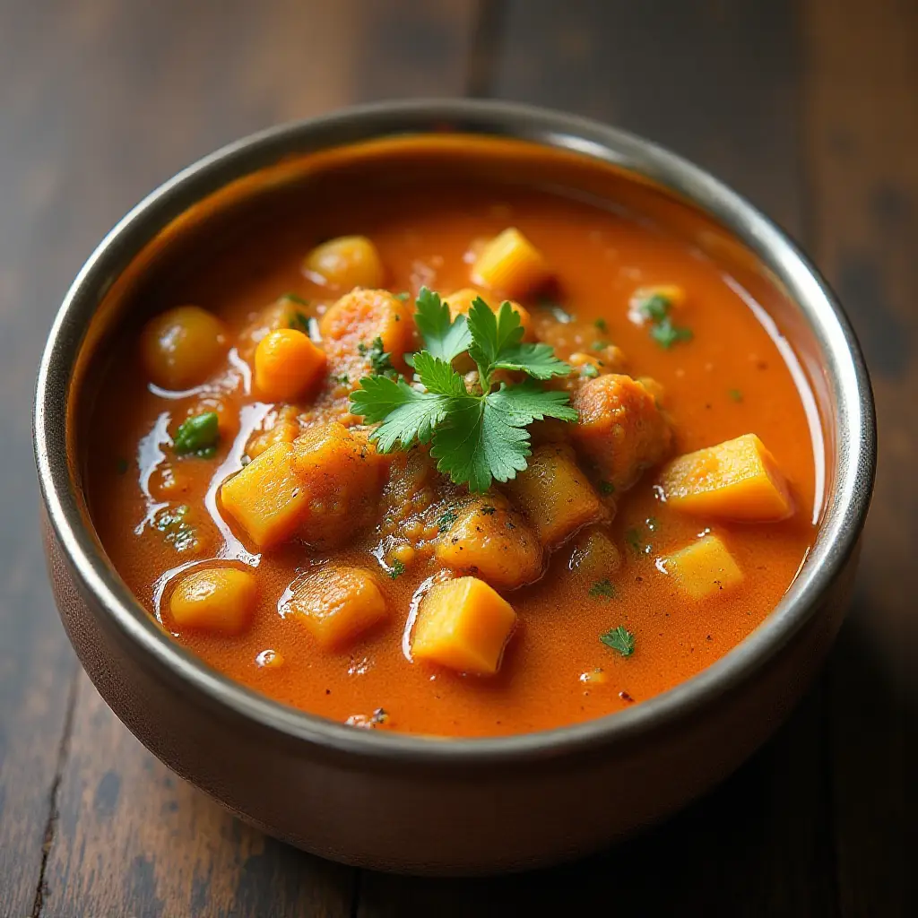 Pav Bhaji (Indian Curry)