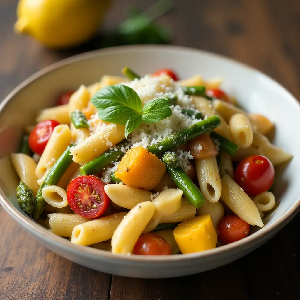 No-Cream Pasta Primavera
