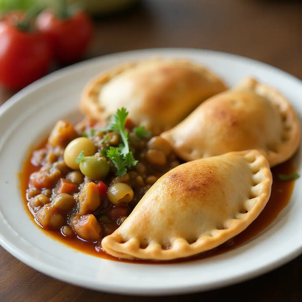 Quick Vegetarian Picadillo Empanadas