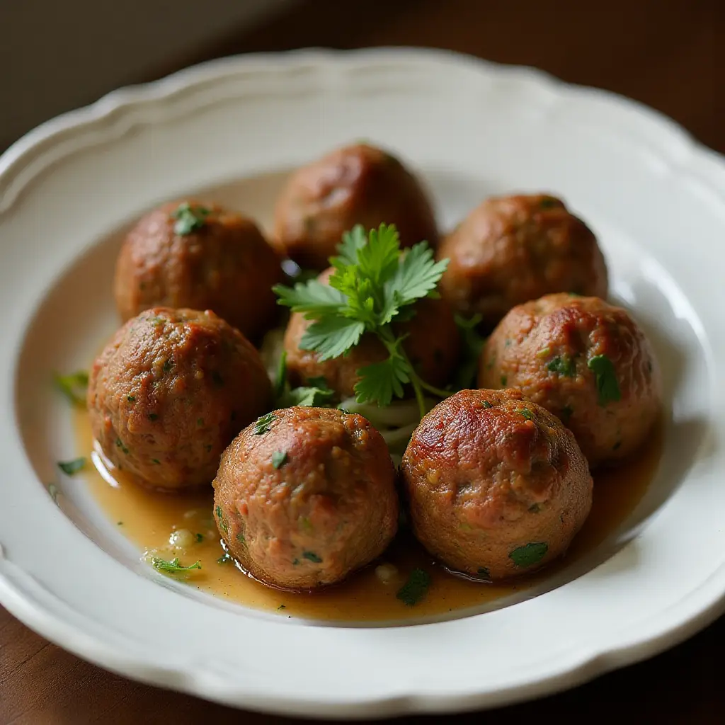 Margaret's Keftedes (Greek Meatballs)