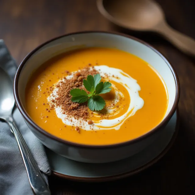 Harissa Butternut Squash Soup