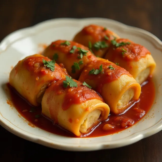 Sweet and Sour Stuffed Cabbage