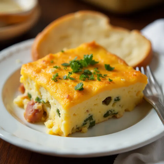 Fast and Fabulous Egg and Cottage Cheese Casserole