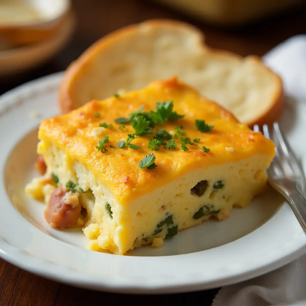 Fast and Fabulous Egg and Cottage Cheese Casserole