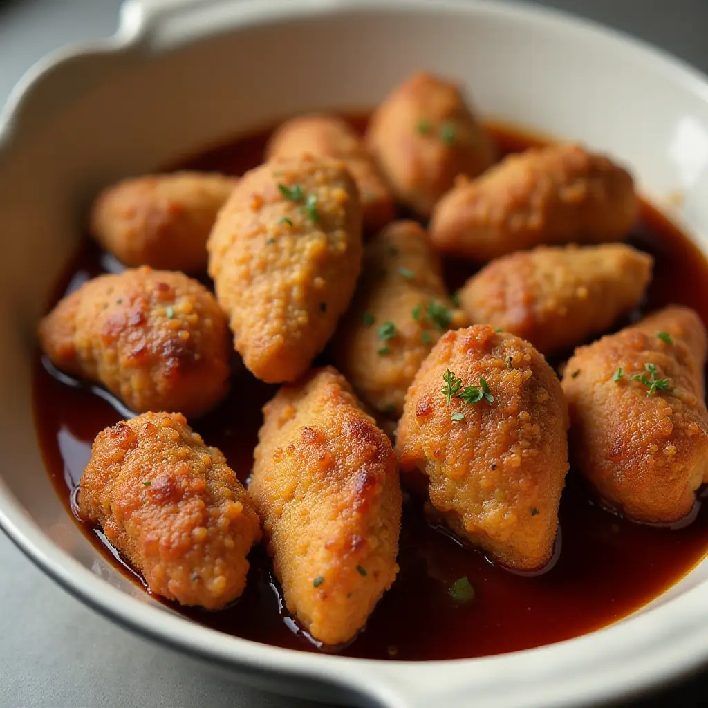Baked BBQ Fried Chicken