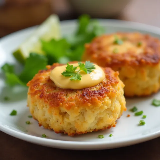 Air Fryer Cajun Crab Cakes