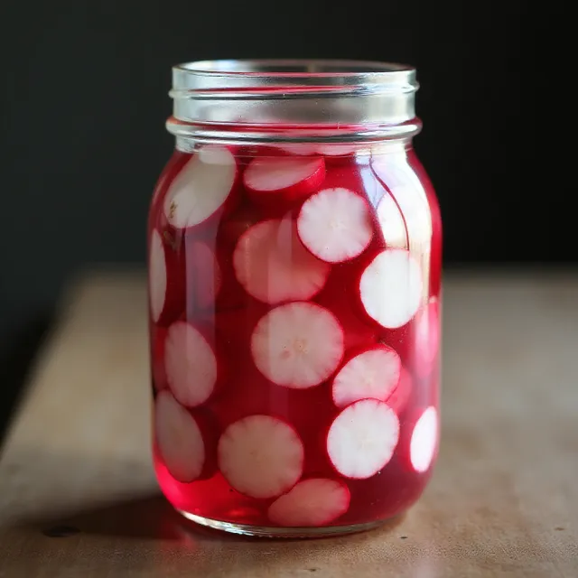 Quick Pickled Radishes