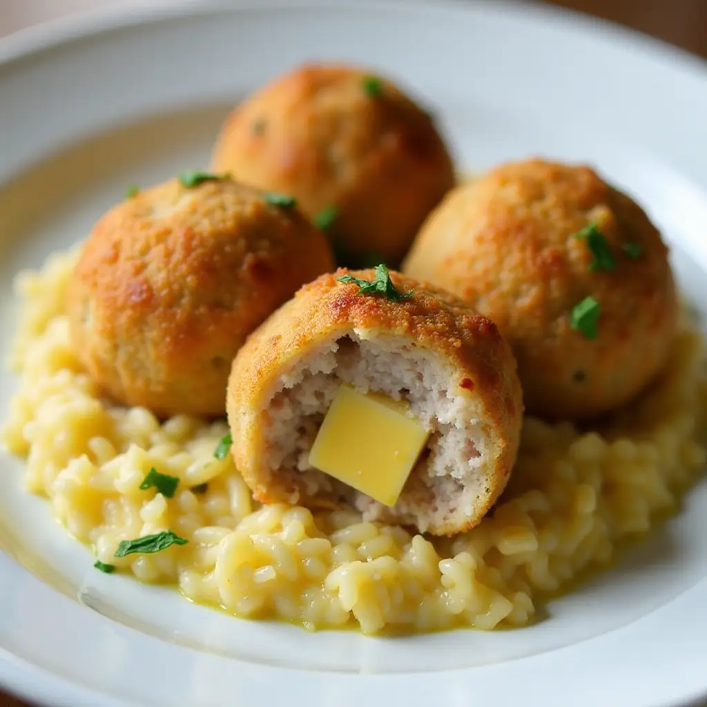 Chicken Cordon Bleu Meatballs