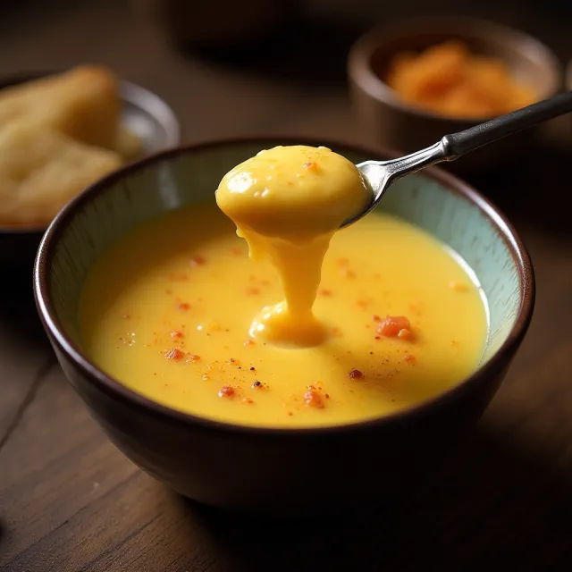 Three-Cheese Fondue