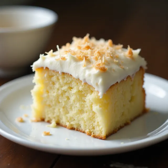 Coconut Coconut Milk Cake