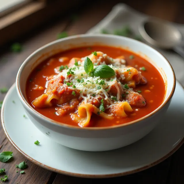 Real Lasagna Soup