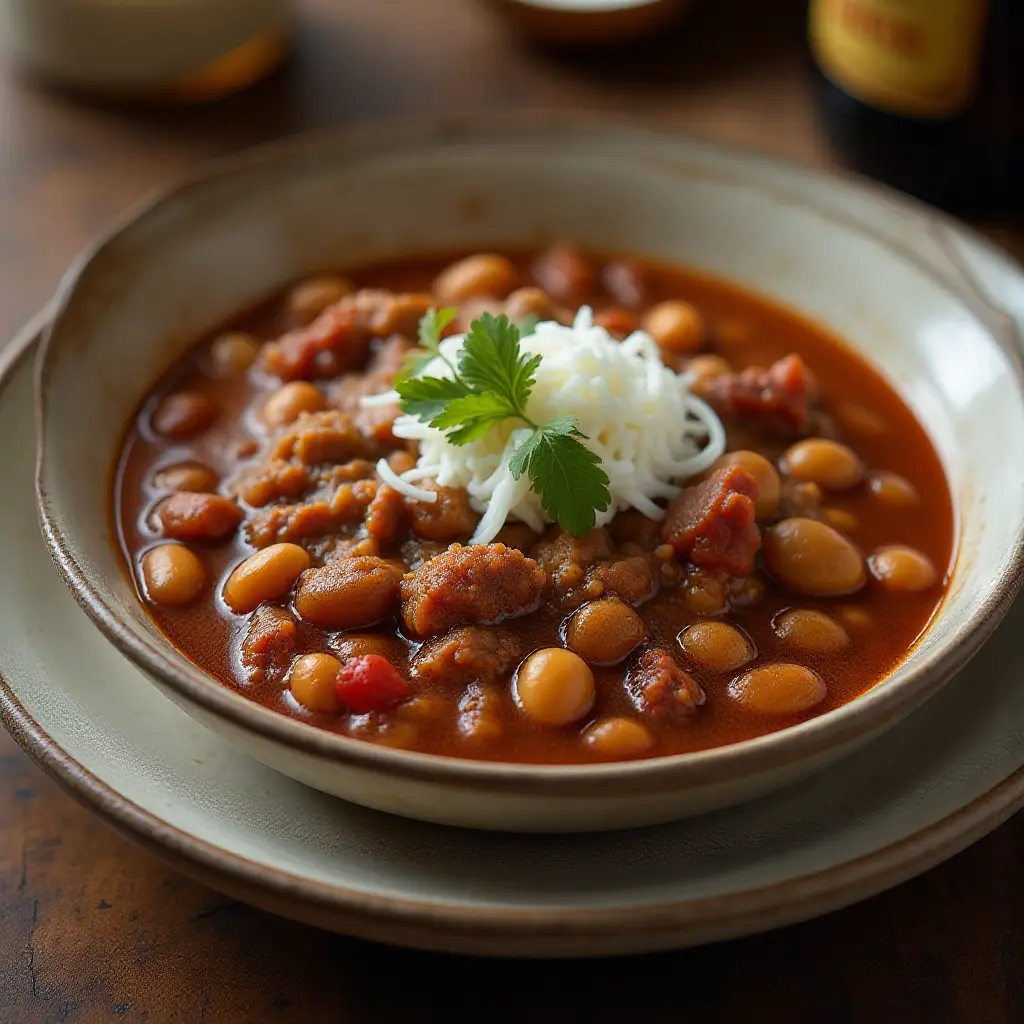 Beef, Bean, and Beer Chili