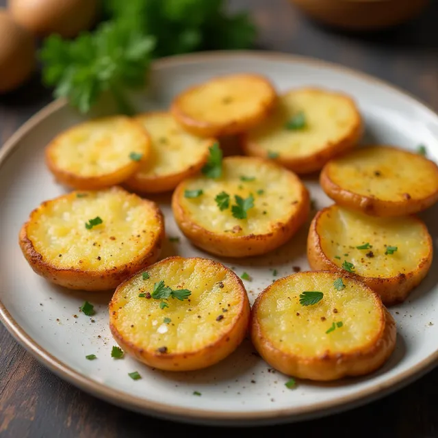 Air Fryer Smashed Potatoes