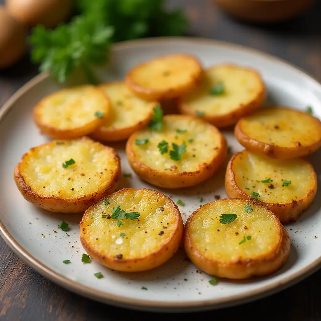Air Fryer Smashed Potatoes