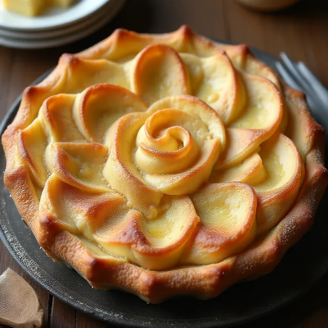 Ruffled Milk Pie