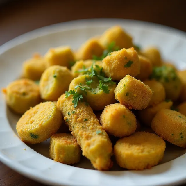 Oven Fried Okra